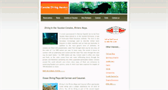 Desktop Screenshot of cenotedivingmexico.com